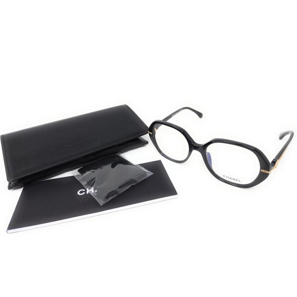 Chanel Women's Eyeglasses CH3458-A C.622 Polished Black W/ Demo Lenses CC Logo
